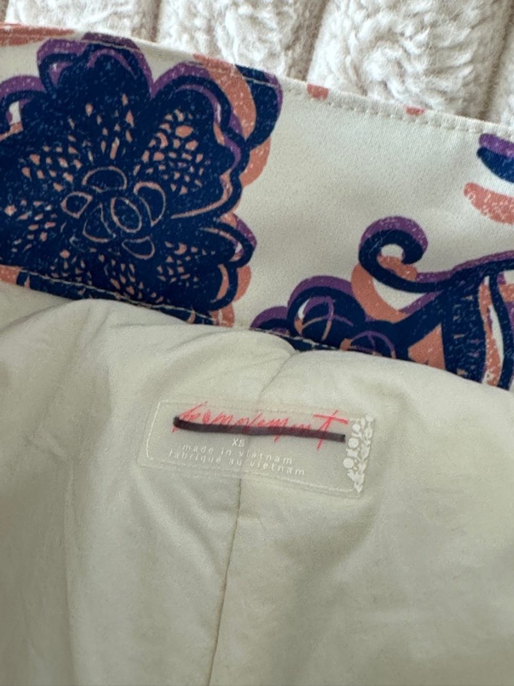 NWT Free People Floral Print Snow Pants | Blue Pink White Ski Snowboard Pant - Picture 15 of 17